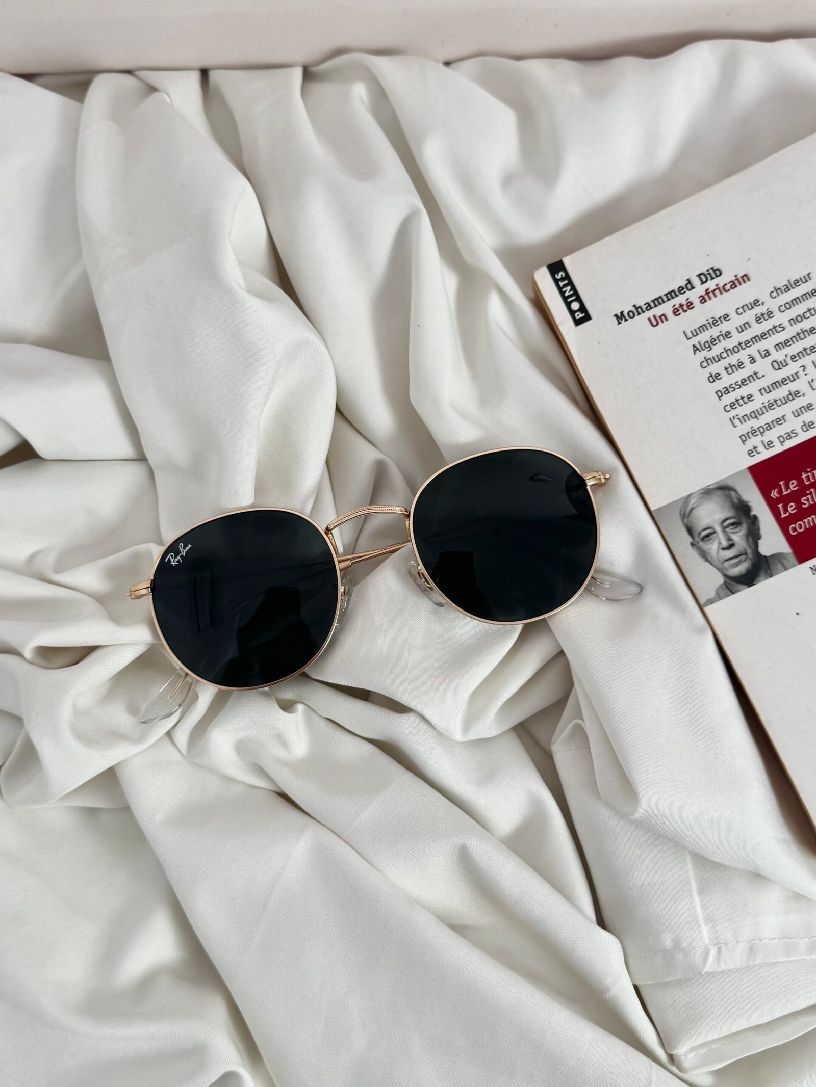 Lunettes Solaire forme ronde verre traité – Image 2