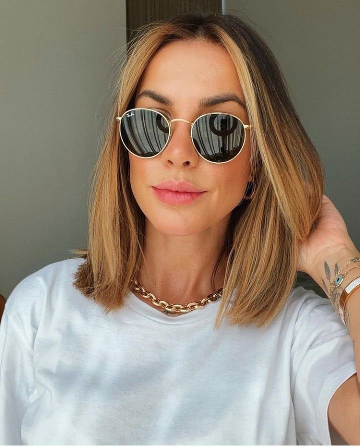 Lunettes Solaire forme ronde verre traité
